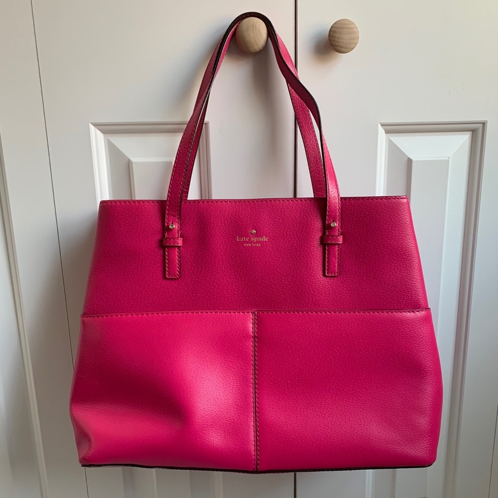 Kate Spade New York Large Pink Tote/Shoulder Bag